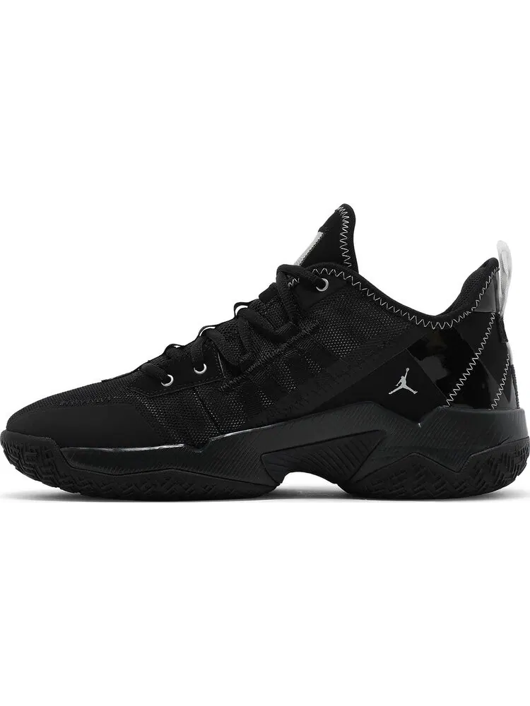 Кроссовки Jordan One Take 2 Black Metallic Silver — изображение 3 из 8, черный