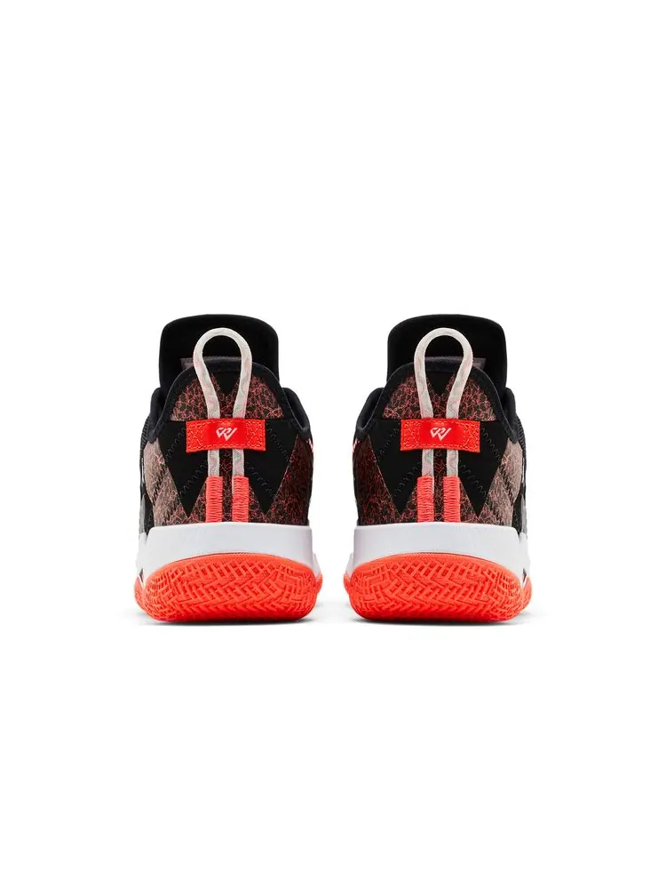 Кроссовки Jordan One Take 2 'Black Bright Crimson' — изображение 6 из 8, черный яркий