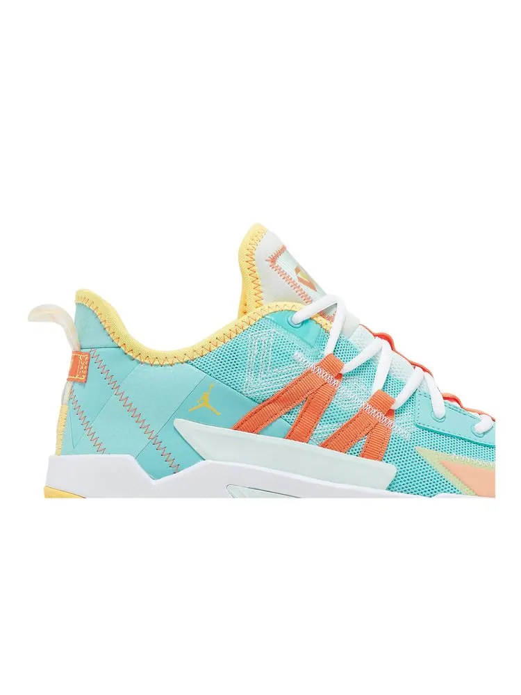Кроссовки Jordan One Take 2 'Tropical Twist Turf Orange' — изображение 2 из 8, оранжевый