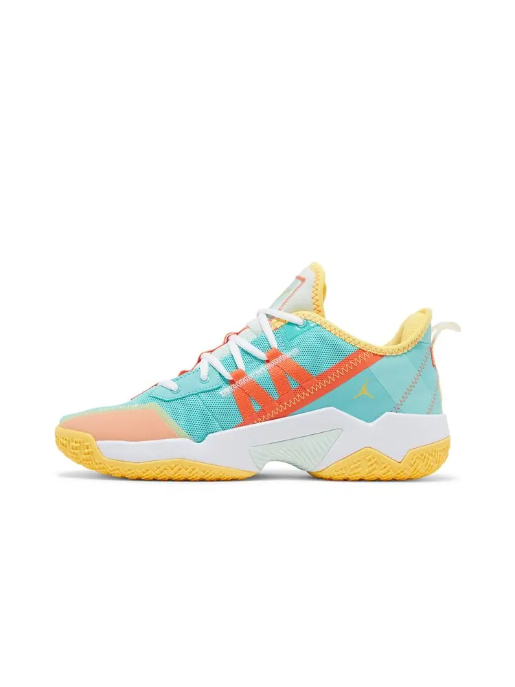 Кроссовки Jordan One Take 2 'Tropical Twist Turf Orange' — изображение 3 из 8, оранжевый