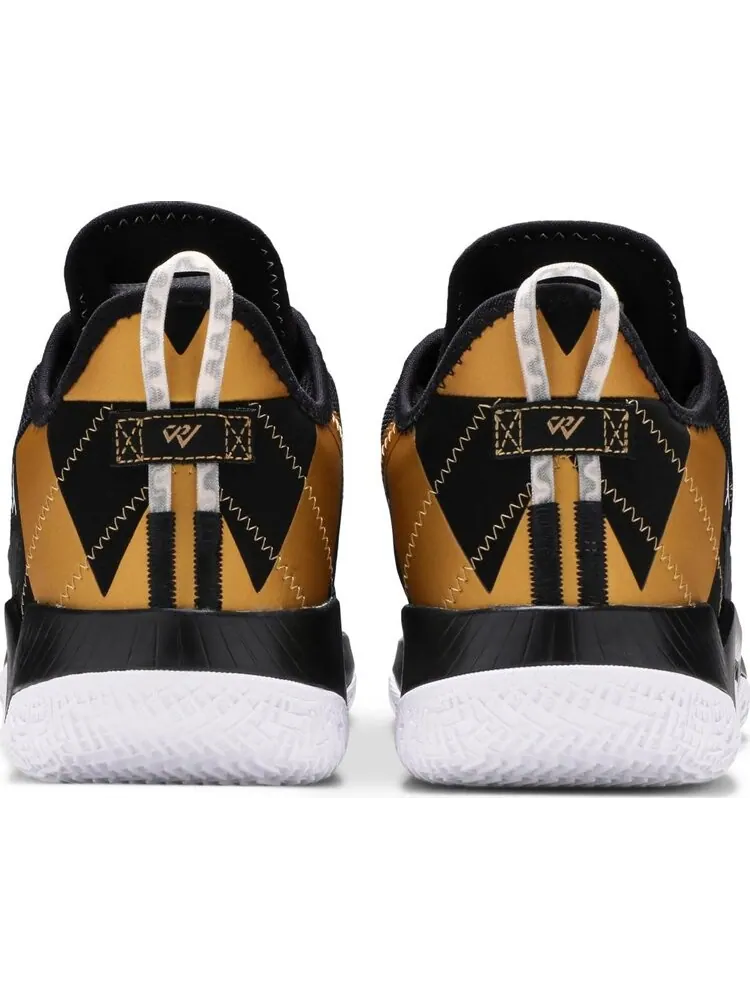 Кроссовки Jordan One Take 2 PF Black Metallic Gold — изображение 6 из 8, черный