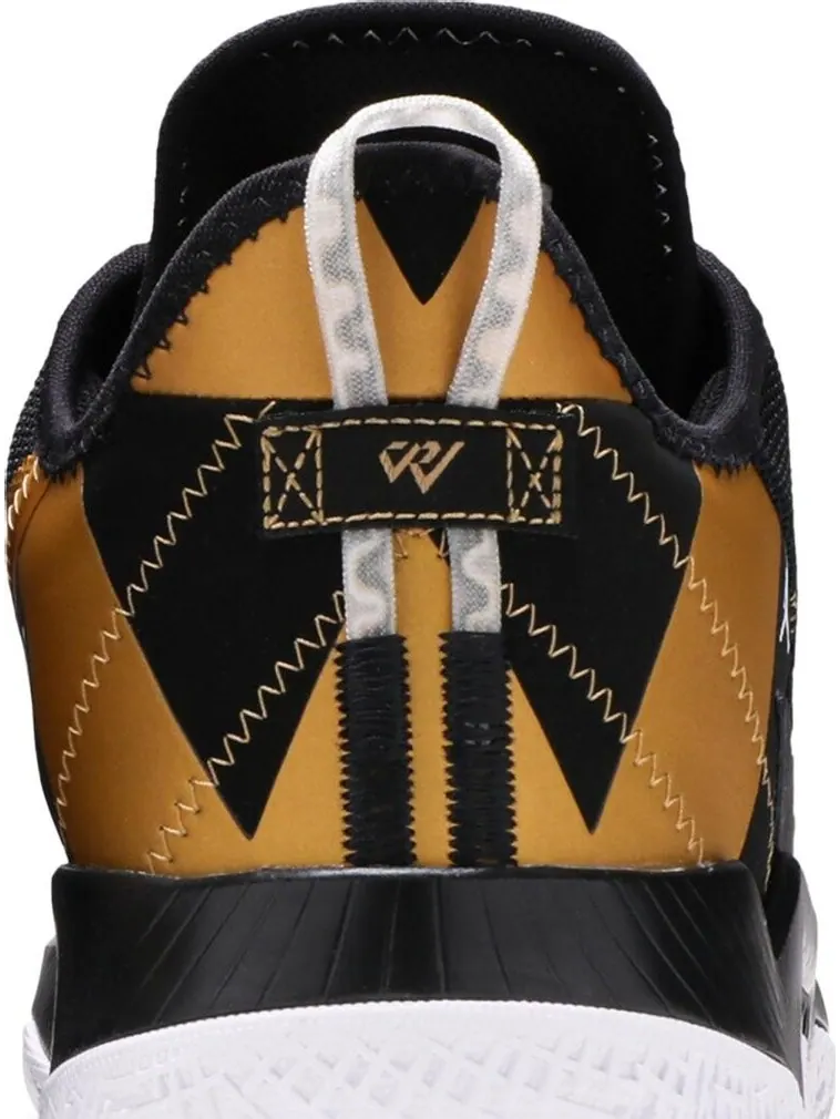 Кроссовки Jordan One Take 2 PF Black Metallic Gold — изображение 7 из 8, черный