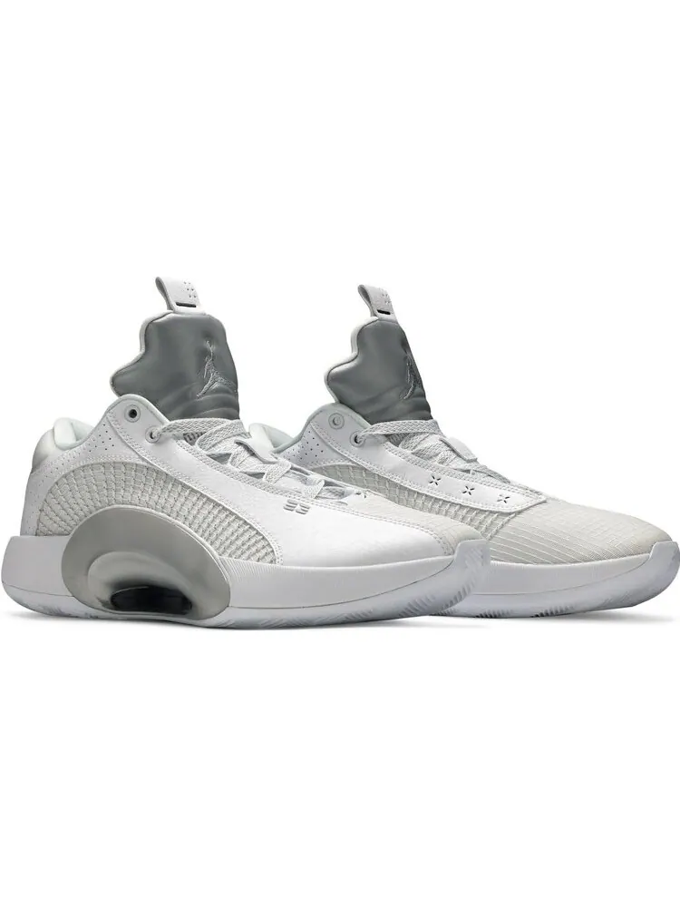 Кроссовки Air Jordan 35 Low PF 'White Metallic Silver' — изображение 2 из 6, белый