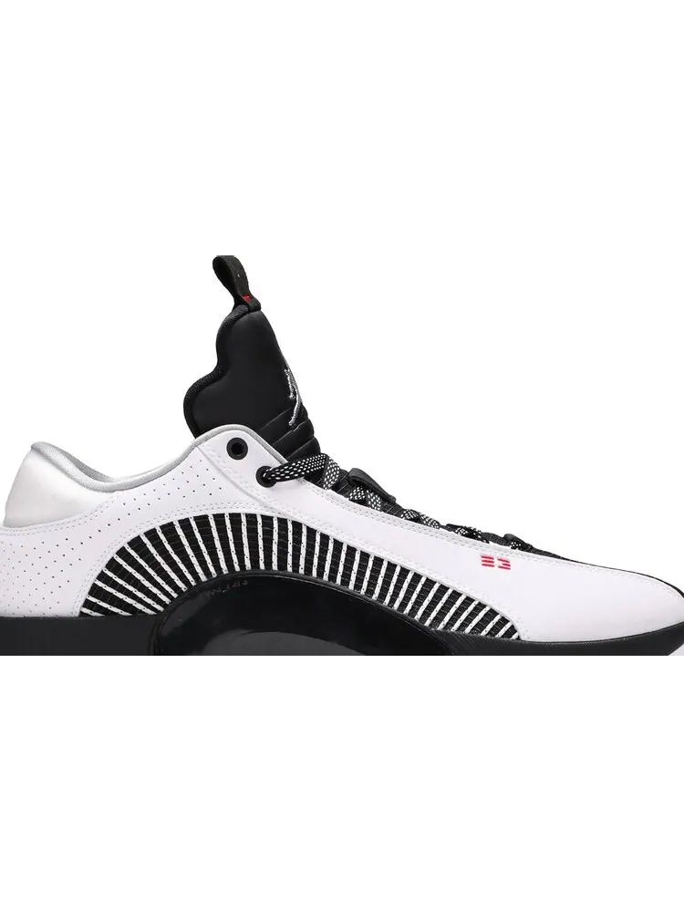 Кроссовки Air Jordan 35 Low PF White Black — изображение 2 из 8, белый