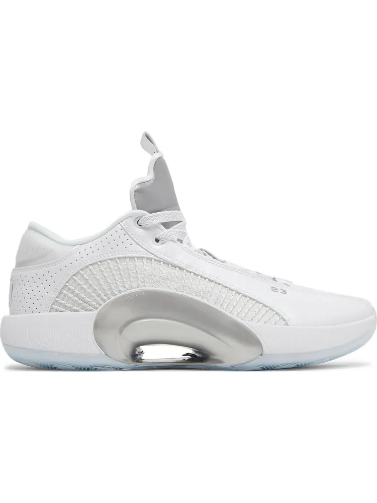 Кроссовки Air Jordan 35 Low White Metallic Silver — изображение 1 из 8, белый