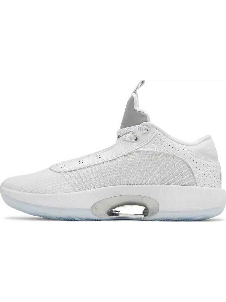 Кроссовки Air Jordan 35 Low White Metallic Silver — изображение 3 из 8, белый