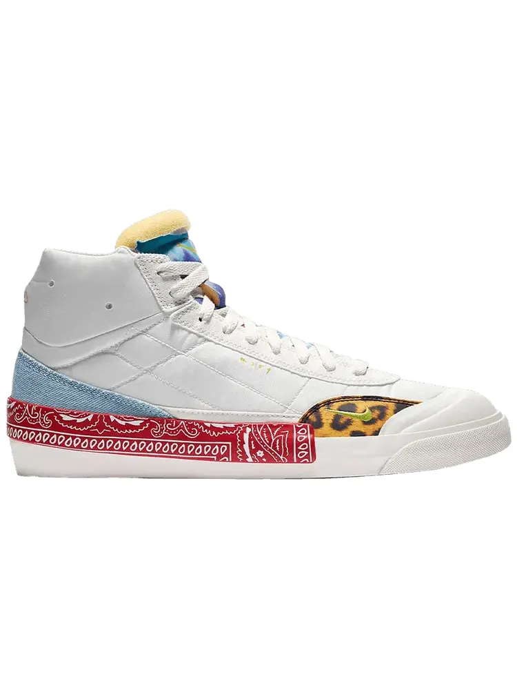 Кроссовки Nike Drop Type Mid 'Patchwork' — изображение 1 из 1, белый