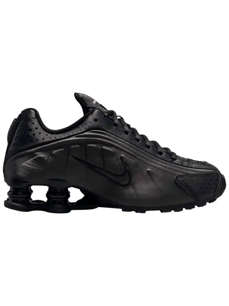 Кроссовки Nike Shox R4 GS 'Triple Black' — изображение 1 из 1, черный