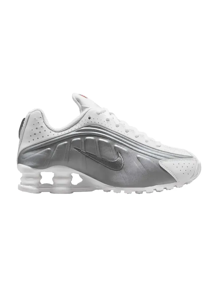 Кроссовки Shox R4 GS 'White Metallic Silver' 2025 — изображение 1 из 1