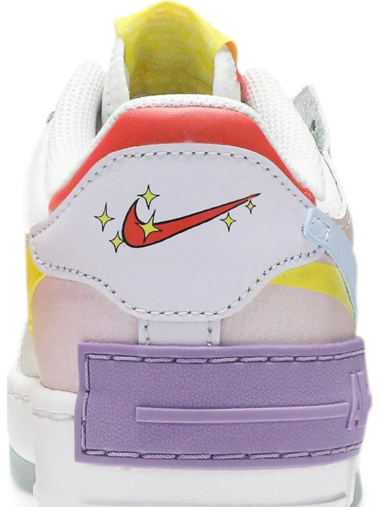 Кроссовки Nike Wmns Air Force 1 Shadow 'White Hydrogen Blue' — изображение 7 из 8, белый