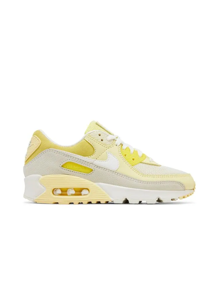 Кроссовки Nike Wmns Air Max 90 'Opti Yellow' — изображение 2 из 9, желтый/белый