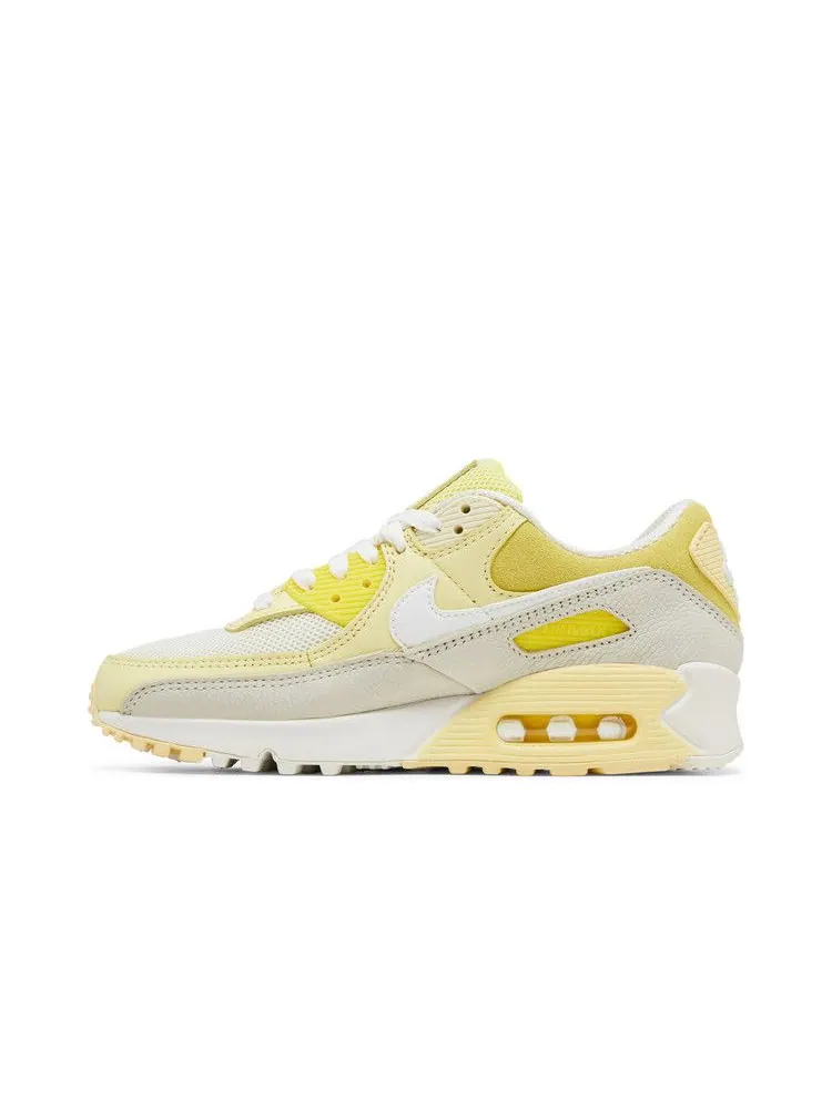 Кроссовки Nike Wmns Air Max 90 'Opti Yellow' — изображение 4 из 9, желтый/белый