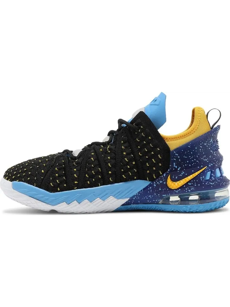 Кроссовки Nike LeBron 18 GS 'Lakers Heritage' — изображение 3 из 8, черный