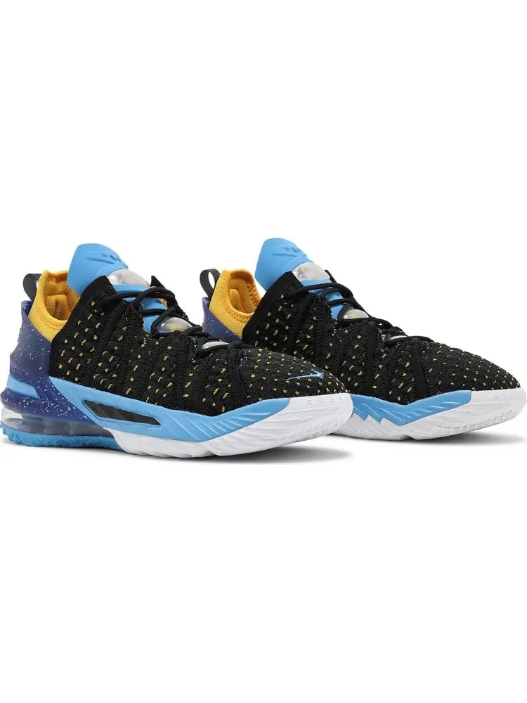 Кроссовки Nike LeBron 18 GS 'Lakers Heritage' — изображение 8 из 8, черный