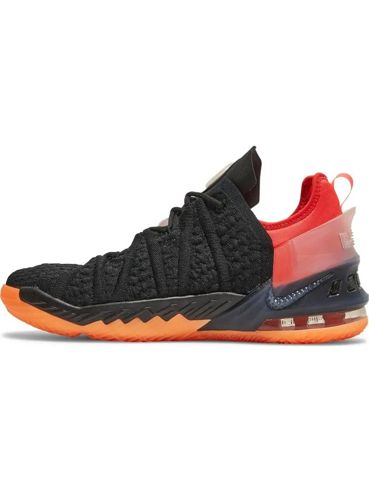 Кроссовки Nike LeBron 18 GS 'Black Crimson Volt' — изображение 3 из 8, черный