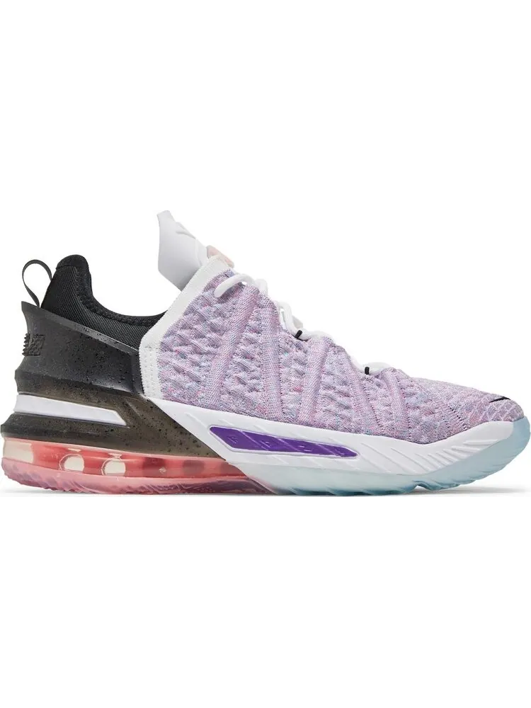 Кроссовки Nike LeBron 18 GS 'Graffiti' — изображение 1 из 8, фиолетовый