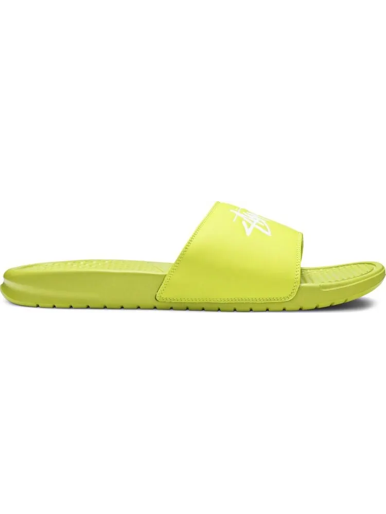 Сандалии Nike Stussy x Benassi 'Bright Cactus' — изображение 1 из 1, желтый