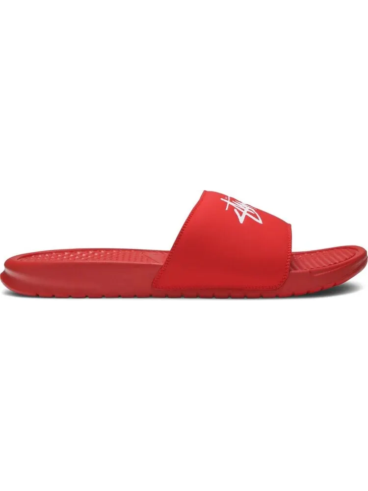 Сандалии Nike Stussy x Benassi 'Habanero Red' — изображение 1 из 8, красный