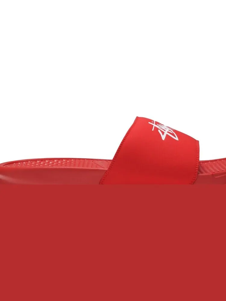 Сандалии Nike Stussy x Benassi 'Habanero Red' — изображение 2 из 8, красный