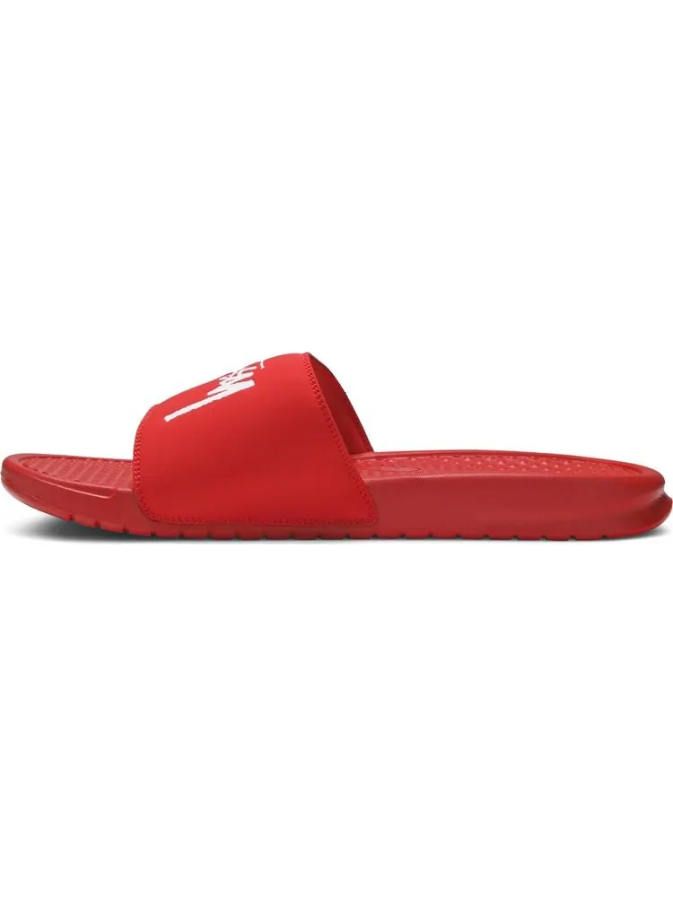 Сандалии Nike Stussy x Benassi 'Habanero Red' — изображение 3 из 8, красный