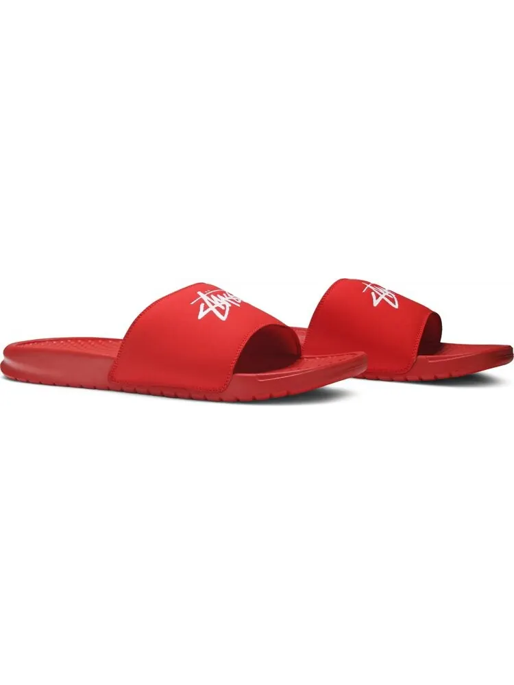 Сандалии Nike Stussy x Benassi 'Habanero Red' — изображение 8 из 8, красный