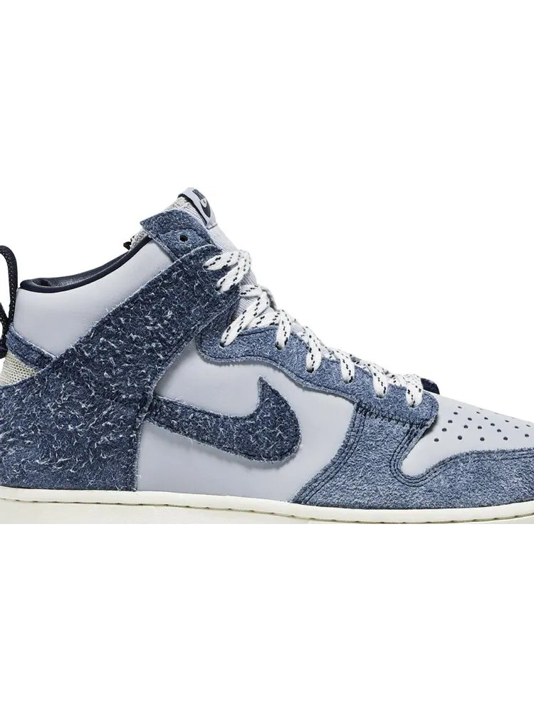 Кроссовки Nike Notre x Dunk High 'Midnight Navy' — изображение 2 из 8, синий