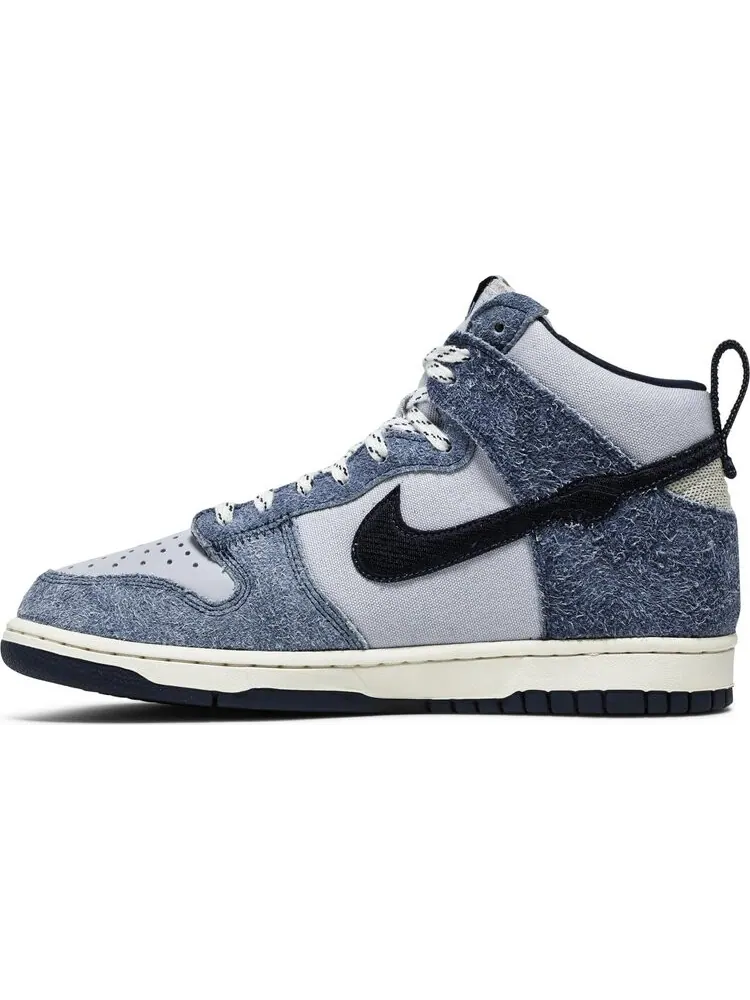 Кроссовки Nike Notre x Dunk High 'Midnight Navy' — изображение 3 из 8, синий