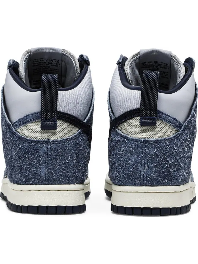 Кроссовки Nike Notre x Dunk High 'Midnight Navy' — изображение 6 из 8, синий