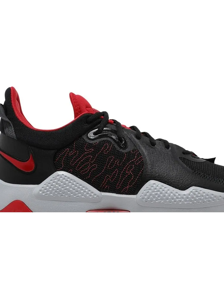Кроссовки Nike PG 5 'Bred' — изображение 2 из 8, черный