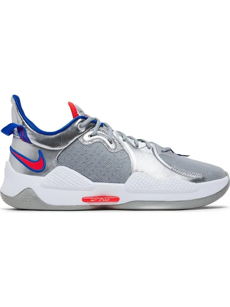 Кроссовки Nike PG 5 'Clippers' — изображение 1 из 8, серебряный