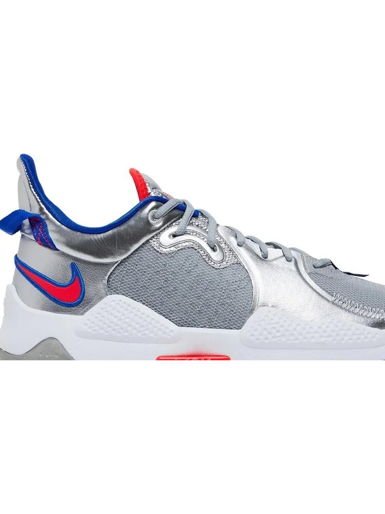 Кроссовки Nike PG 5 'Clippers' — изображение 2 из 8, серебряный