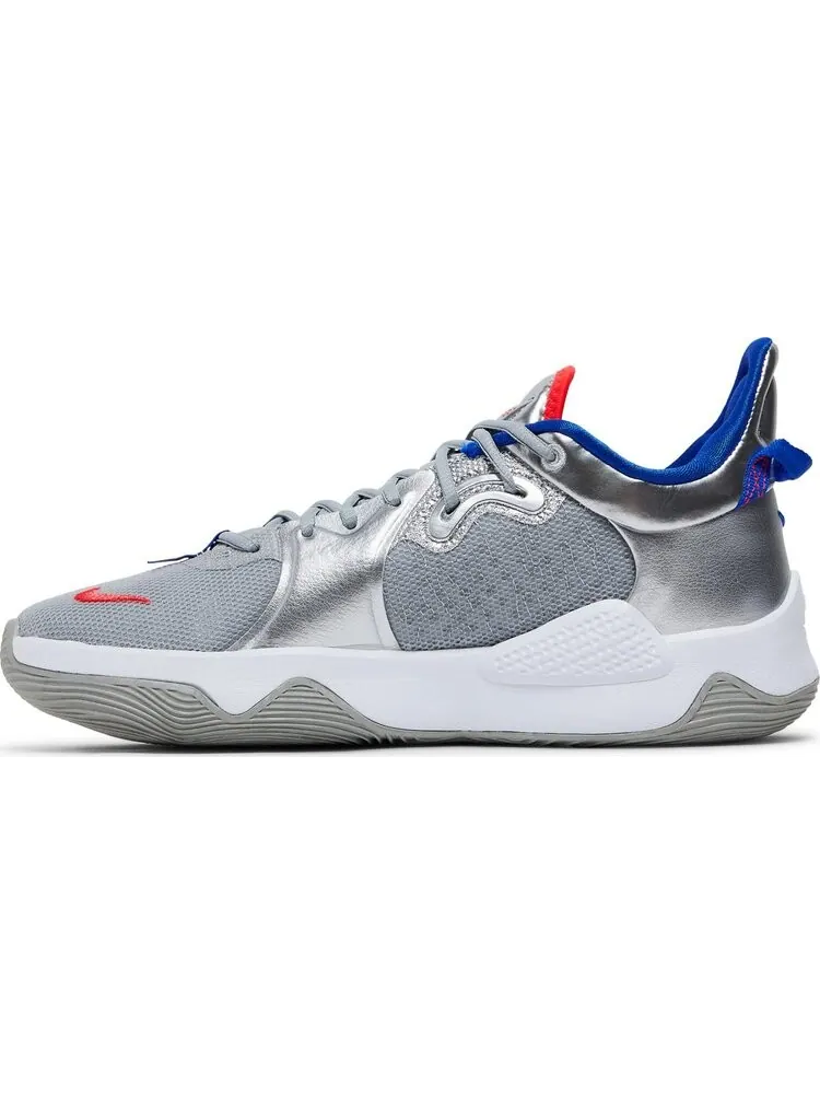 Кроссовки Nike PG 5 'Clippers' — изображение 3 из 8, серебряный