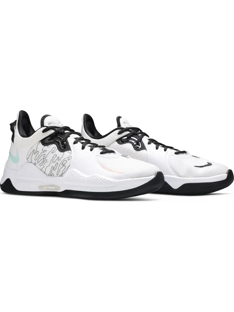 Кроссовки Nike PG 5 'White Black' — изображение 8 из 8, белый