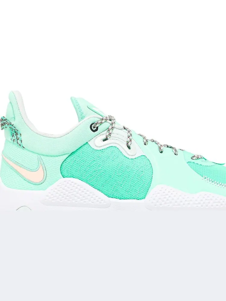 Кроссовки Nike PG 5 'Play for the Future' — изображение 2 из 8, зеленый