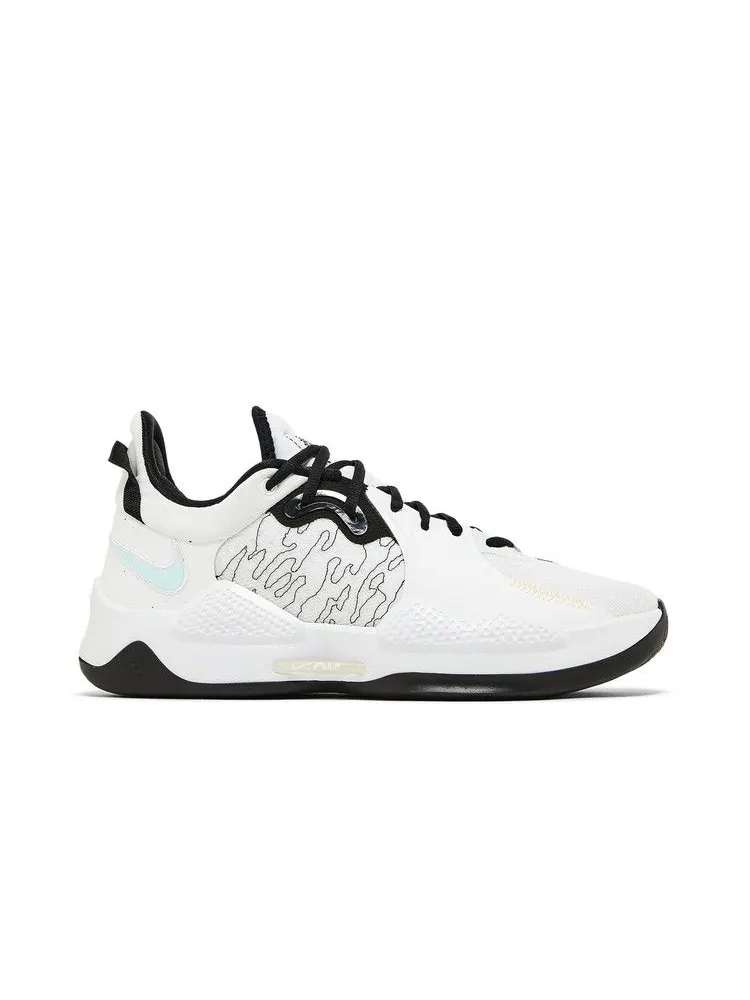 Кроссовки Nike PG 5 EP 'White Black' — изображение 2 из 9, белый/мульти-/синий