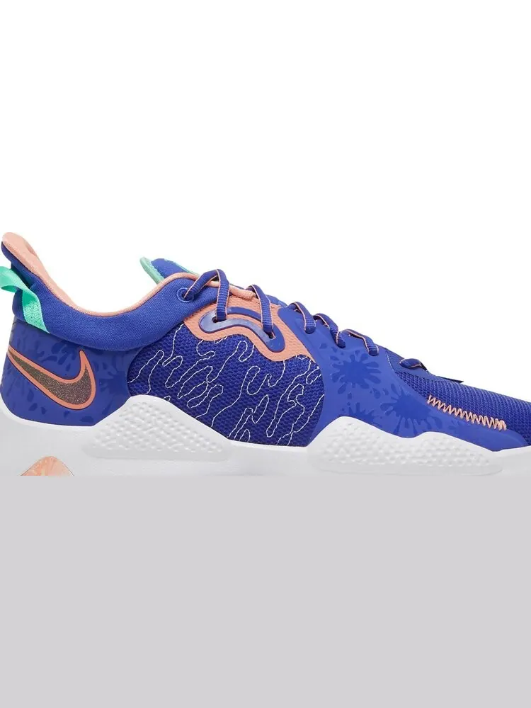 Кроссовки Nike PG 5 EP 'LA Drip' — изображение 2 из 8, синий