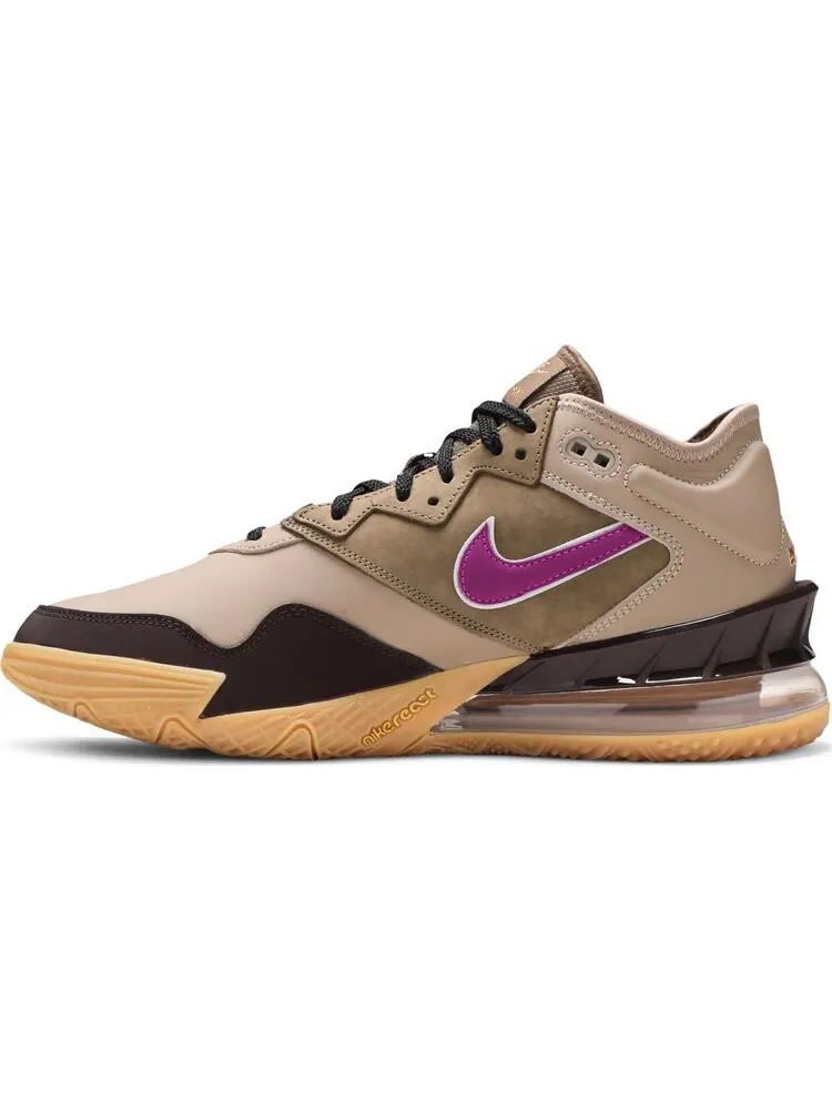 Кроссовки Nike atmos x LeBron 18 Low 'Viotech' — изображение 3 из 10, коричневый