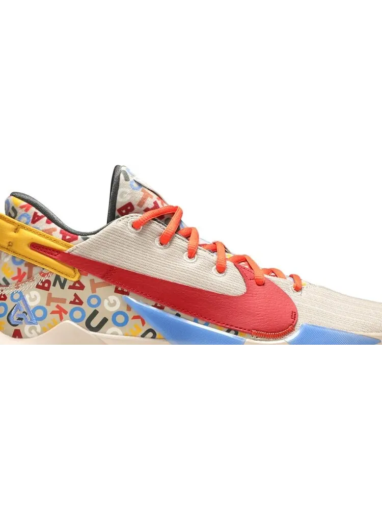 Кроссовки Nike Zoom Freak 2 'Letter Bro' — изображение 2 из 8, мульти