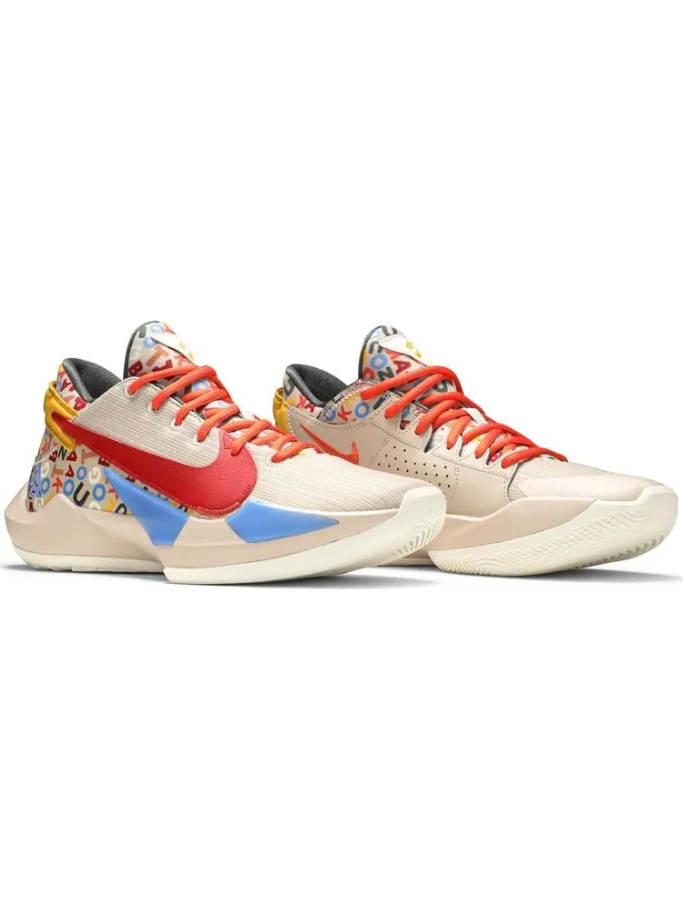 Кроссовки Nike Zoom Freak 2 'Letter Bro' — изображение 8 из 8, мульти