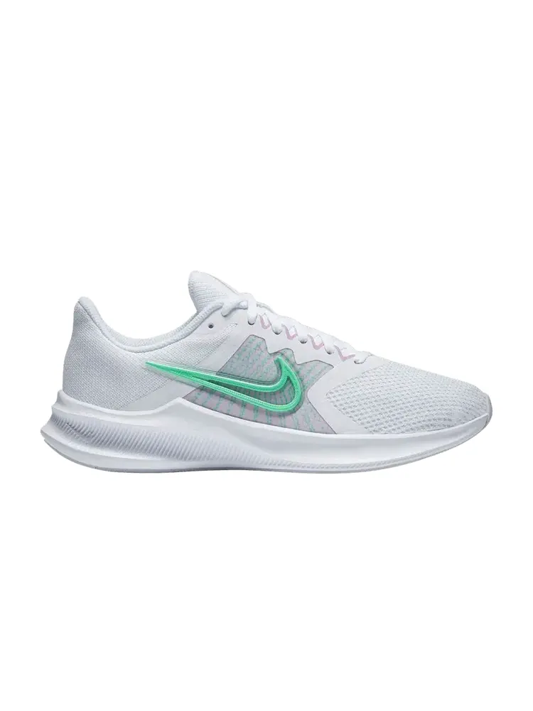 Кроссовки Nike Wmns Downshifter 11 'White Signal Green' — изображение 1 из 1, белый/зеленый/фиолетовый