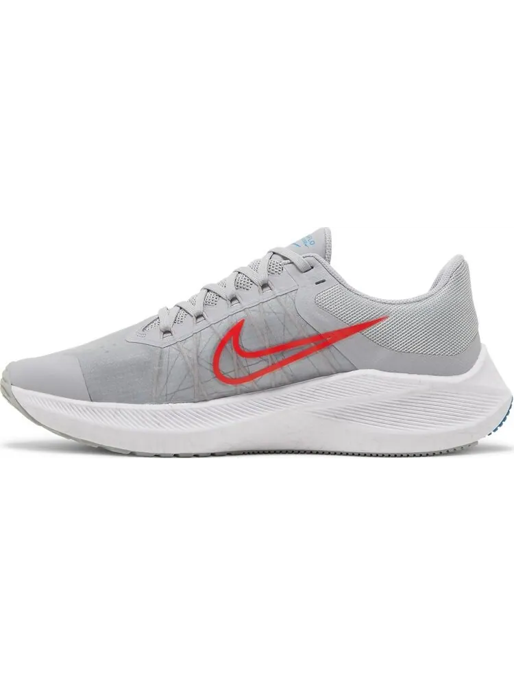 Кроссовки Nike Winflo 8 'Wolf Grey Bright Crimson' — изображение 3 из 8, серый