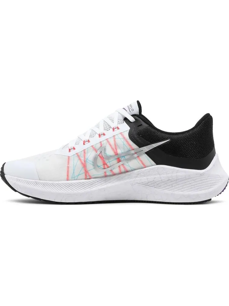 Кроссовки Nike Winflo 8 'White Flash Crimson' — изображение 3 из 8, белый