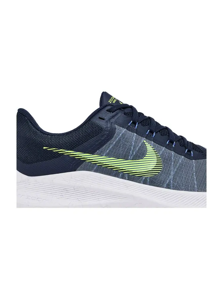 Кроссовки Zoom Winflo 8 'Midnight Navy Volt' — изображение 2 из 8, темно-синий
