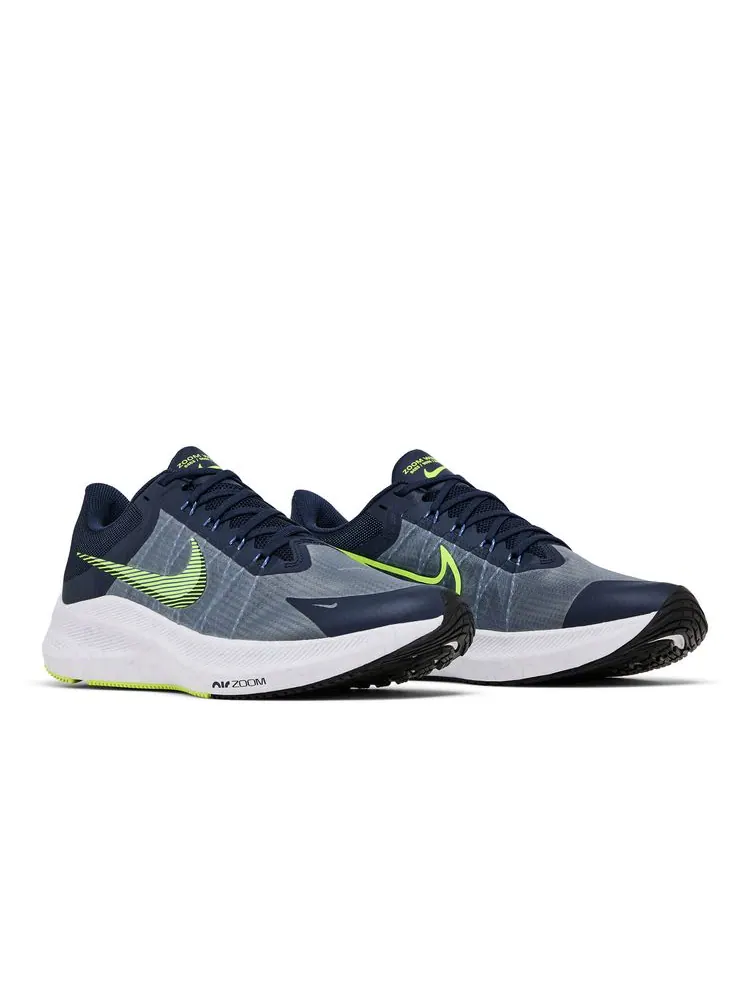 Кроссовки Zoom Winflo 8 'Midnight Navy Volt' — изображение 8 из 8, темно-синий