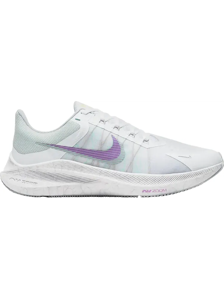 Кроссовки Nike Wmns Zoom Winflo 8 'Football Grey Violet Shock' — изображение 1 из 1, белый