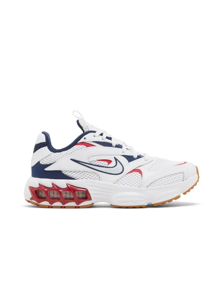 Кроссовки Wmns Zoom Air Fire 'White Mystic Hibiscus Navy' — изображение 1 из 8, белый темно-синий