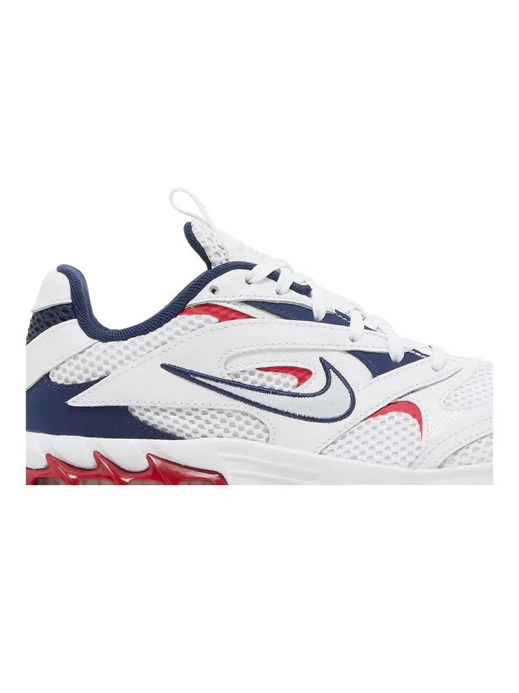 Кроссовки Wmns Zoom Air Fire 'White Mystic Hibiscus Navy' — изображение 2 из 8, белый темно-синий