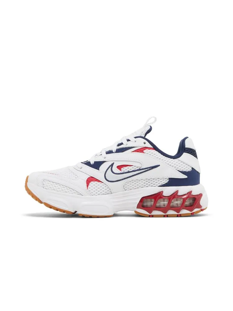 Кроссовки Wmns Zoom Air Fire 'White Mystic Hibiscus Navy' — изображение 3 из 8, белый темно-синий