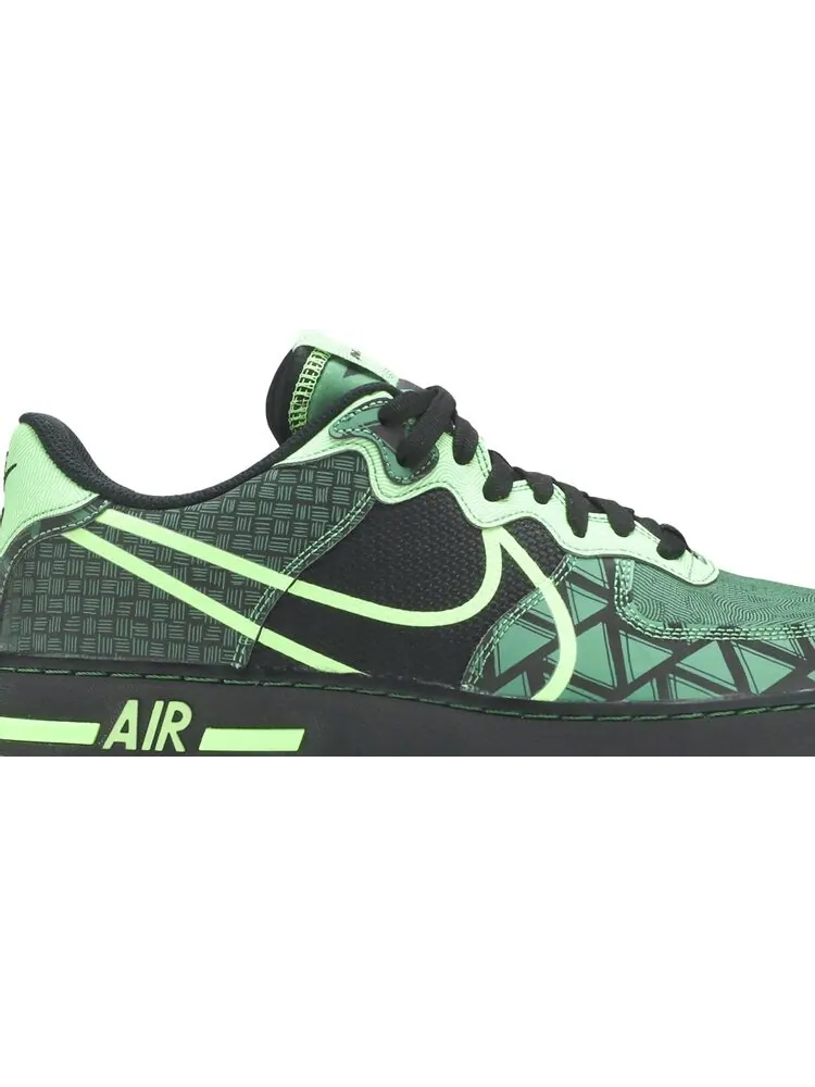 Кроссовки Nike Air Force 1 React 'Naija' — изображение 2 из 8, черный