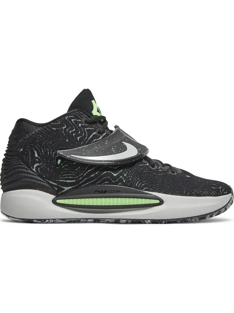 Кроссовки Nike KD 14 'Black Lime Glow' — изображение 1 из 8, черный